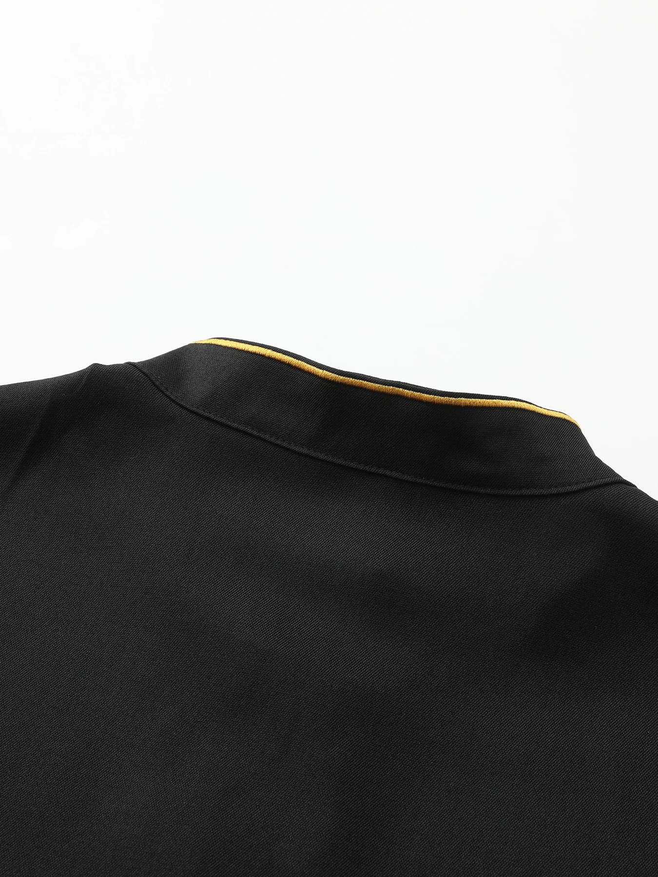 Islamic muslim Arabic men's robe long sleeve embroidered stand collar arabian thobe for men - Image 6